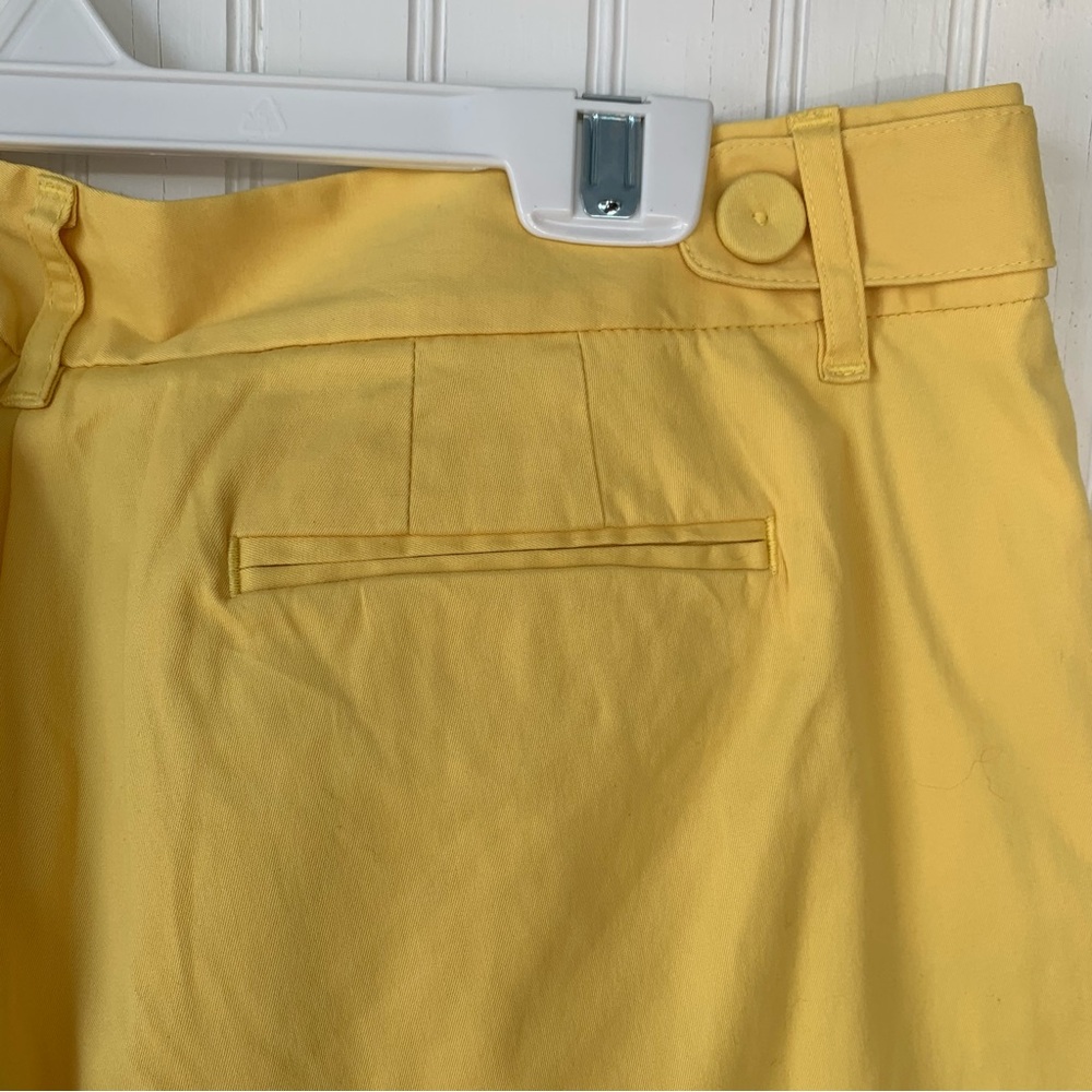 Talbots Stretch (NWOT/12) Crop Pants w/decorative buttons on front side pocket - Picture 8 of 9